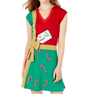 Ugly Christmas Sweater Dress - Size Medium **FAST SHIPPING**